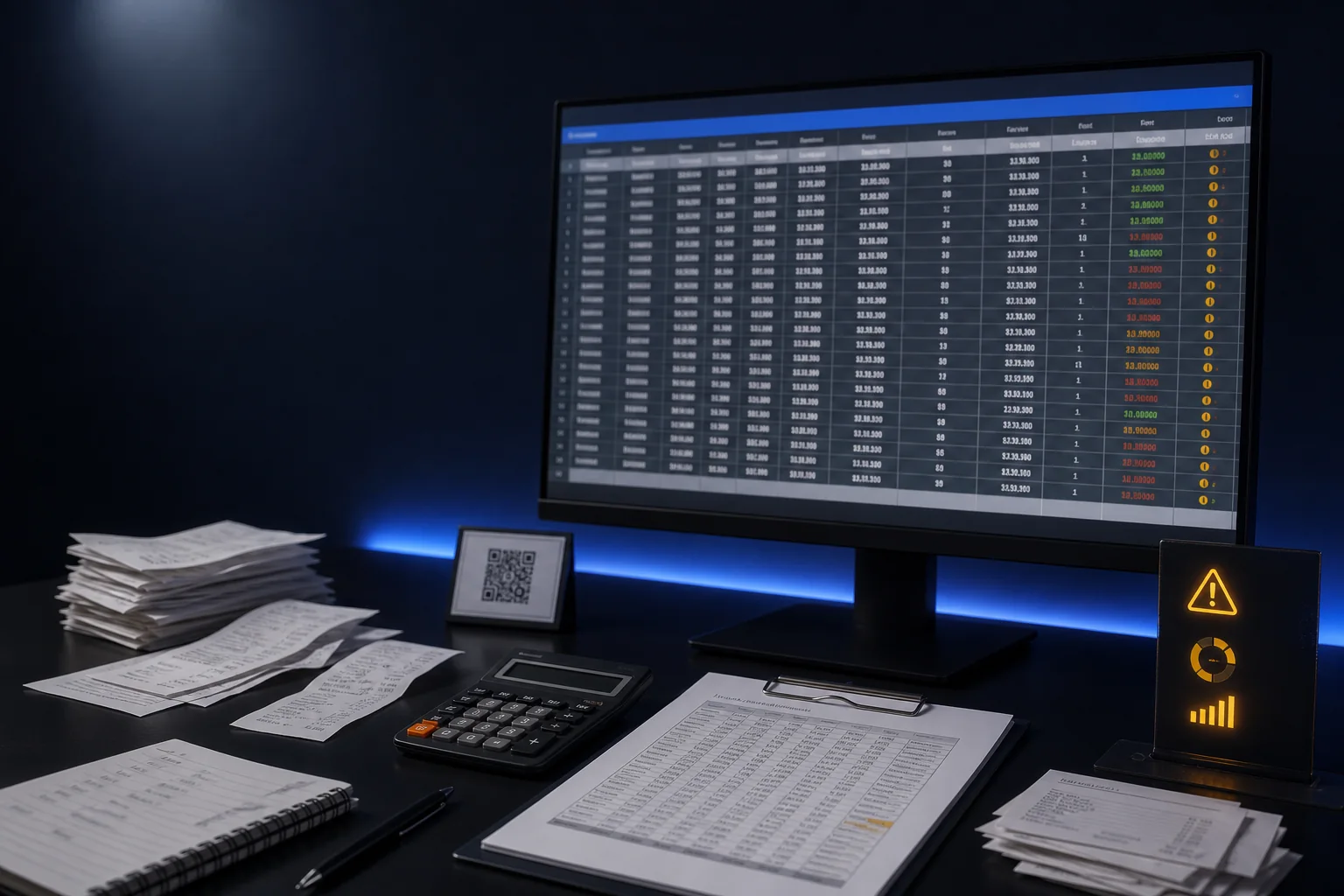 Payments and compliance records being tracked across spreadsheets and paper receipts